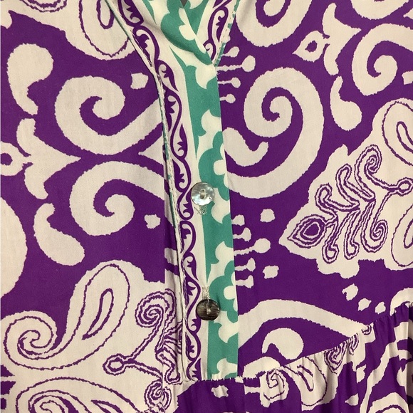 NWT Babydoll boho flowy mini dress made in Italy - Picture 5 of 11